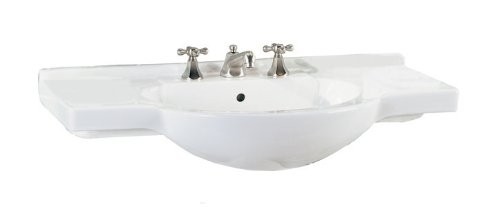 Icera 5035.082.01 Palermo Pedestal Bathroom Sink, White
