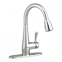 American Standard 4433300.002 Quince™ Single Handle Pull Down Kitchen Faucet, Polished Chrome
