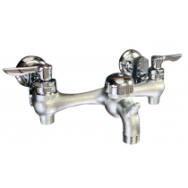 American Standard 8351076.004 Heritage® Two Lever Handle Wall Mount Service Faucet, Rough Chrome