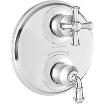 American Standard T052740.002 Delancey Two-Handle Thermostat Trim, Polished Chrome