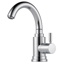 Brizo 61320LF-PC Euro Beverage Faucet Works with RO Systems, Filtered Water Systems, Cold Water Only