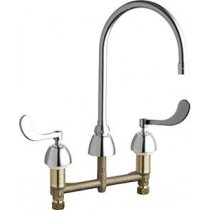 Chicago Faucets 201-G8AE3-317AB Concealed Hot and Cold Sink Faucet