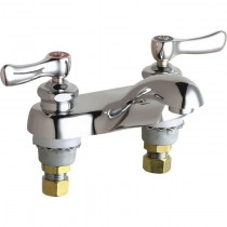 Chicago Faucets 802-ABCP 4-Inch Centerset Lavatory Faucet, Chrome