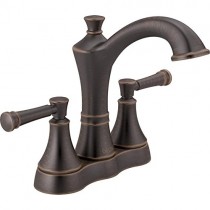 Delta 25757LF-RB Valdosta Two Handle Centerset Bathroom Faucet In Venetian Bronze