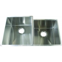 Frigidaire FPUR3320-D1010 Double Bowl Undermount Kitchen Sink, Stainless Steel