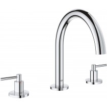 Grohe 25048003 Atrio Two Handle Roman Tub Faucet in Chrome, With Handles
