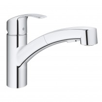 Grohe 30306000 Eurosmart Single-Handle Pull-Out Kitchen Faucet, StarLight Chrome