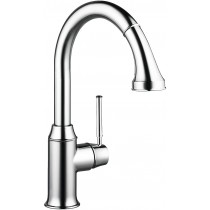 Hansgrohe 04215000 Talis C Pull-Down Single Handle Kitchen Faucet, Chrome