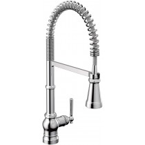 Moen S72103 Paterson One-Handle Spring Pulldown Kitchen Faucet with Power Boost, Chrome