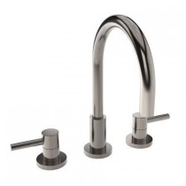 Newport Brass 1500/15A East Linear Double Handle Widespread Lavatory Faucet, Antique Nickel