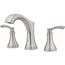 Pfister LF-049-ADGS Auden Double Handle Bathroom Faucet, 8 inch, Widespread, 1.2 GPM, Brushed Nickel