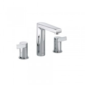 American Standard 2590860MX.002 Onyx 8 in Double Handle Bathroom Faucet, Polished Chrome
