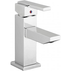 American Standard 7184.101.002 Times Square Single Handle Monoblock Bathroom Faucet, Single Hole, Chrome