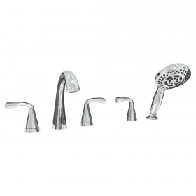 American Standard 7186910.002 Fluent Bathtub Faucet for Flash Rough-In Valve, Lever Handle, Polished Chrome