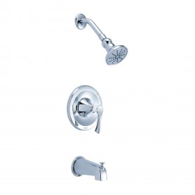 Danze D500122 Antioch Tub and Shower Trim Package, Single Function Showerhead, 1.75 GPM