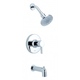 Danze D512030T Amalfi Single Handle Tub and Shower Trim Kit, 2.0 GPM, Valve Not Included, Chrome