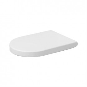 Duravit 0063320000 Starck 3 Plastic 19 5/8" Elongated Toilet Seat and Cover in White