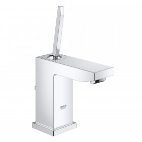 Grohe 23655000 Eurocube Joy Single Handle Bathroom Faucet, S-Size, Centerset, 7 7/8 Inch, Chrome