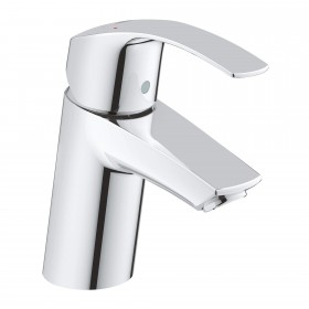 Grohe 3264300A Eurosmart S-Size Single-Handle Single-Hole Bathroom Faucet, Less Drain, Chrome