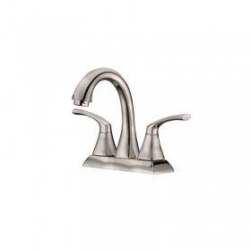 Pasgo 21013Q Two Handle Widespread Bathroom Faucet, Brushed Nickel