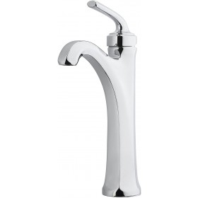 Pfister LG40-DE0C Arterra Single Handle Vessel Filler Bathroom Sink Faucet, Polished Chrome, 1.2 GPM