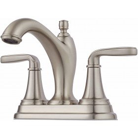 Pfister LG48-MG0K Northcott Double Handle Bathroom Faucet, 4 Inch, Centerset, Brushed Nickel