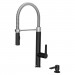 American Standard 7033350.243 Cayenne Pull-Down Matte Black/Stainless Kitchen Faucet, Soap Dispenser