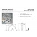 American Standard 7431901.295 Double Handle Widespread Tub Filler Faucet, Prod Specs
