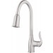 Aqua Vista H70K-51D-AV-BN Kitchen Sink Faucet, High Arc Pull-Down Brushed Nickel