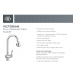 DXV D35402300 Victorian Single Handle Pull Down Kitchen Faucet, Specs Sheet