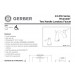 Gerber G0043016 Riverdale® Two Handle Bathroom Faucet, Prod Specs