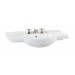 Icera 5035.082.01 Palermo Pedestal Bathroom Sink, White