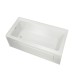 Maax 106210-R-000-001 Alcove Bathtub with Right Drain in White