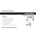 Newport Brass 1233-1/15 Metropole Single Hole Vessel Faucet, Specs Sheet