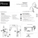 Pfister F-529-7TAS Tamera 1-Handle Pull-Down Kitchen Faucet, Stainless Steel, Specs Sheet