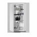 Robern PLM2030WB PL Series Reversible Single Door Mirrored Medicine Cabinet, White